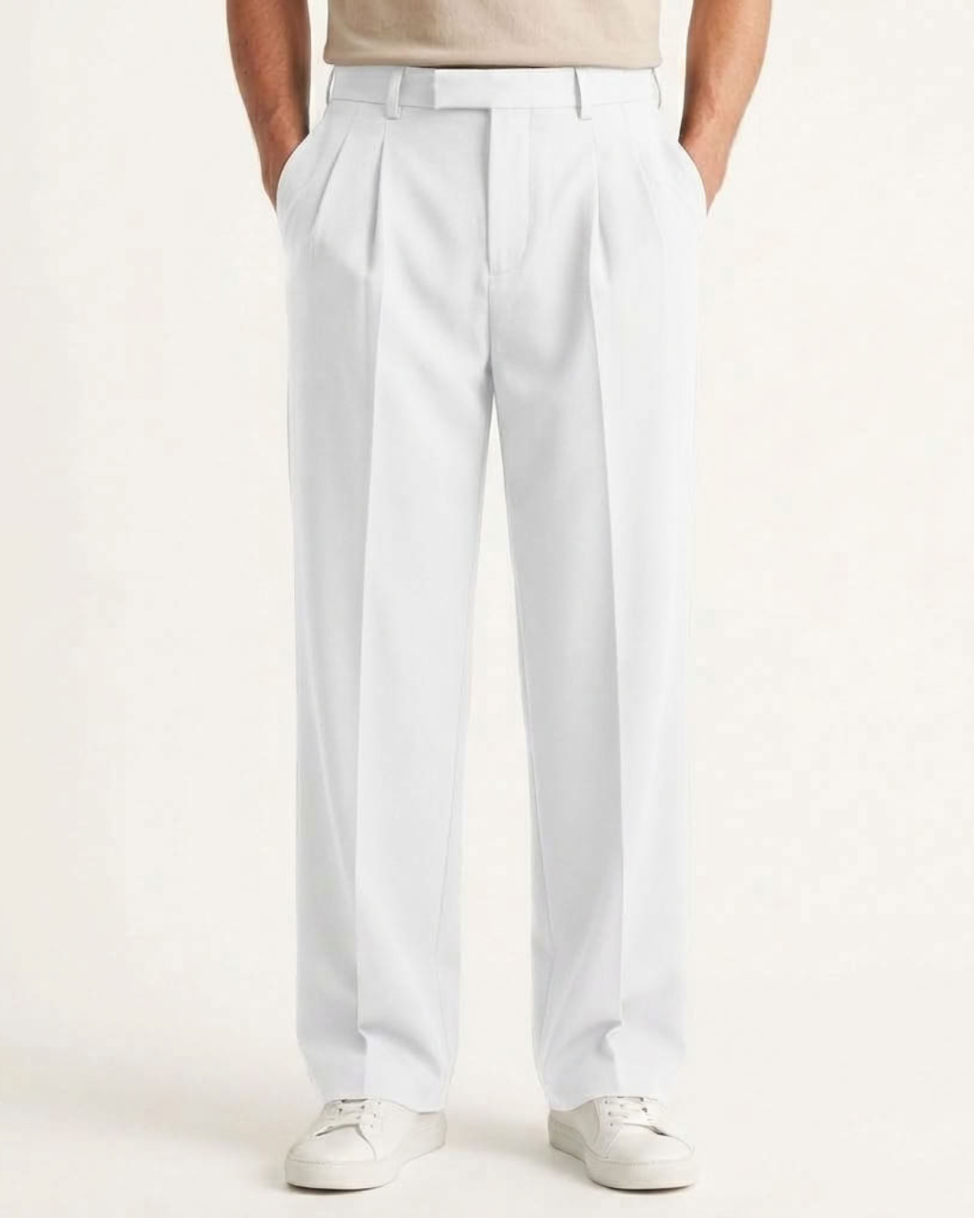 Magnus | Men's Relaxed Wide-Leg Tailored Trousers - original product photograph 4