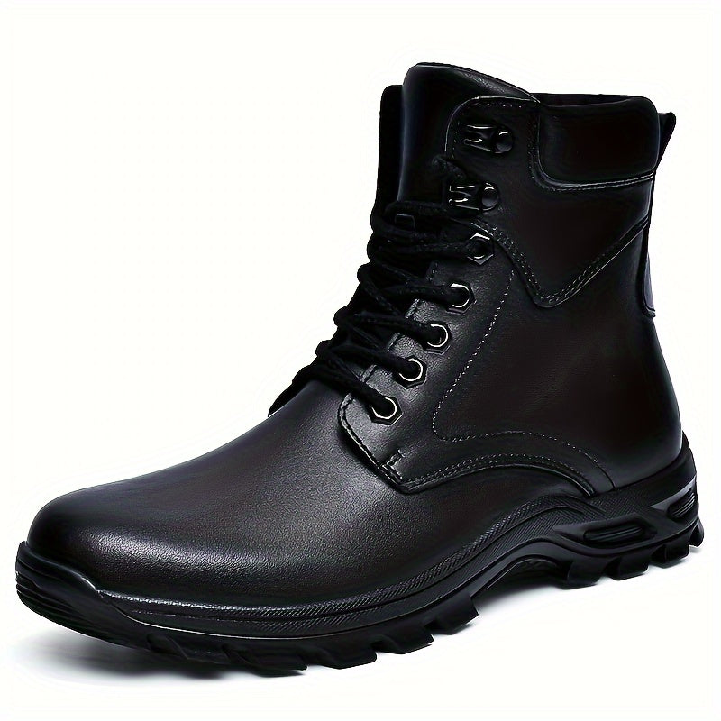 Fletcher | Men's Rugged Lace-Up Ankle Boots with Treaded Sole – product image 2