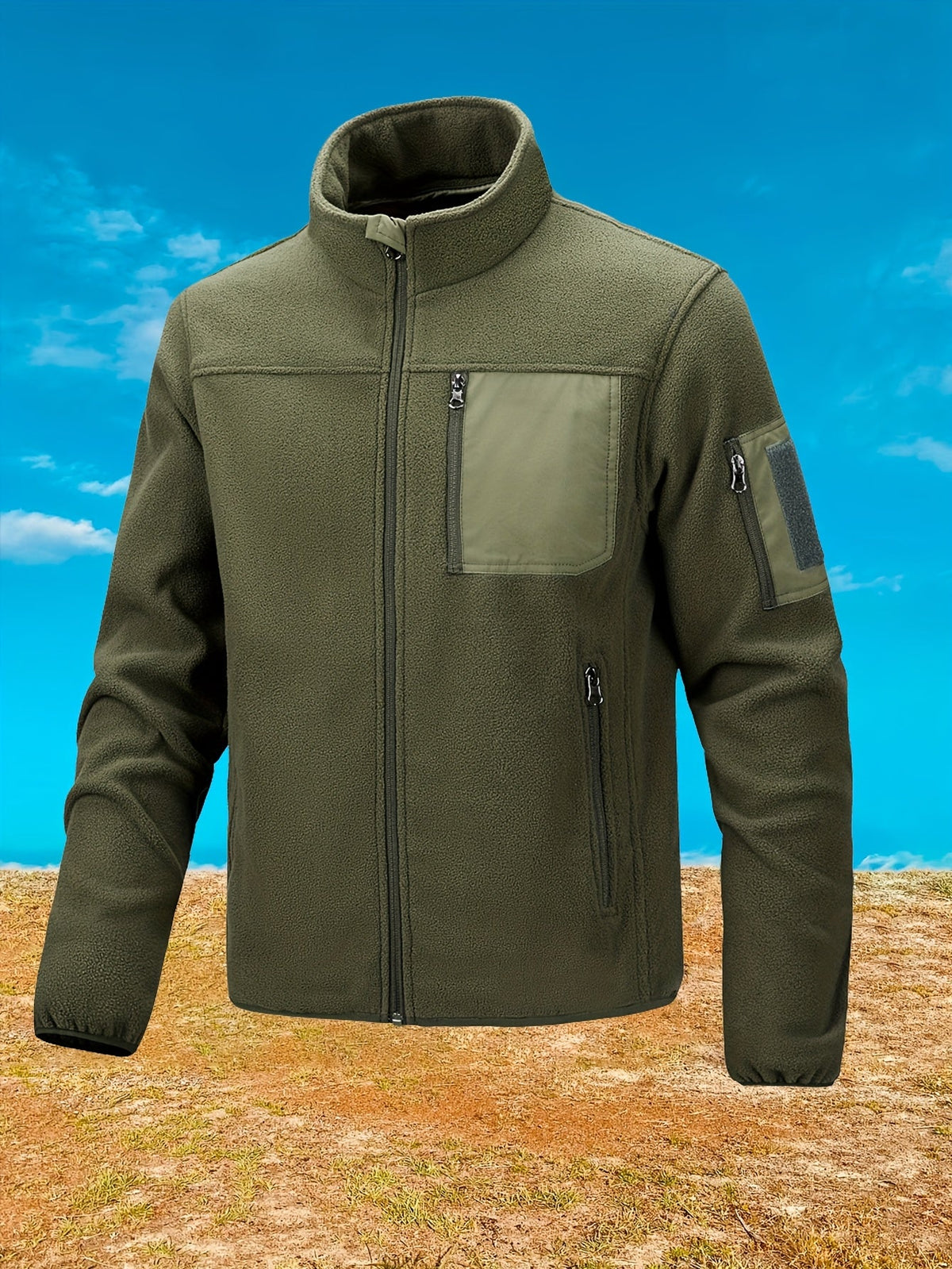 Dashiell | Men's Full-Zip Outdoor Jacket with Stand Collar - image 12