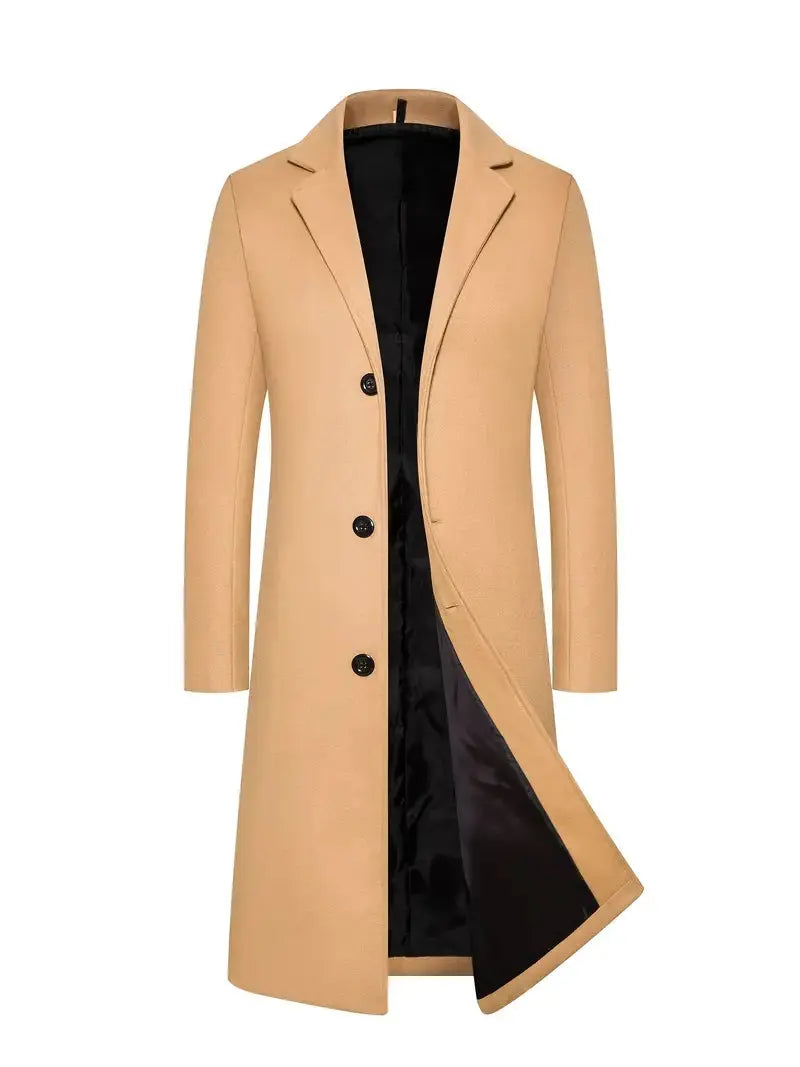 Quentin | Men's Classic Longline Overcoat