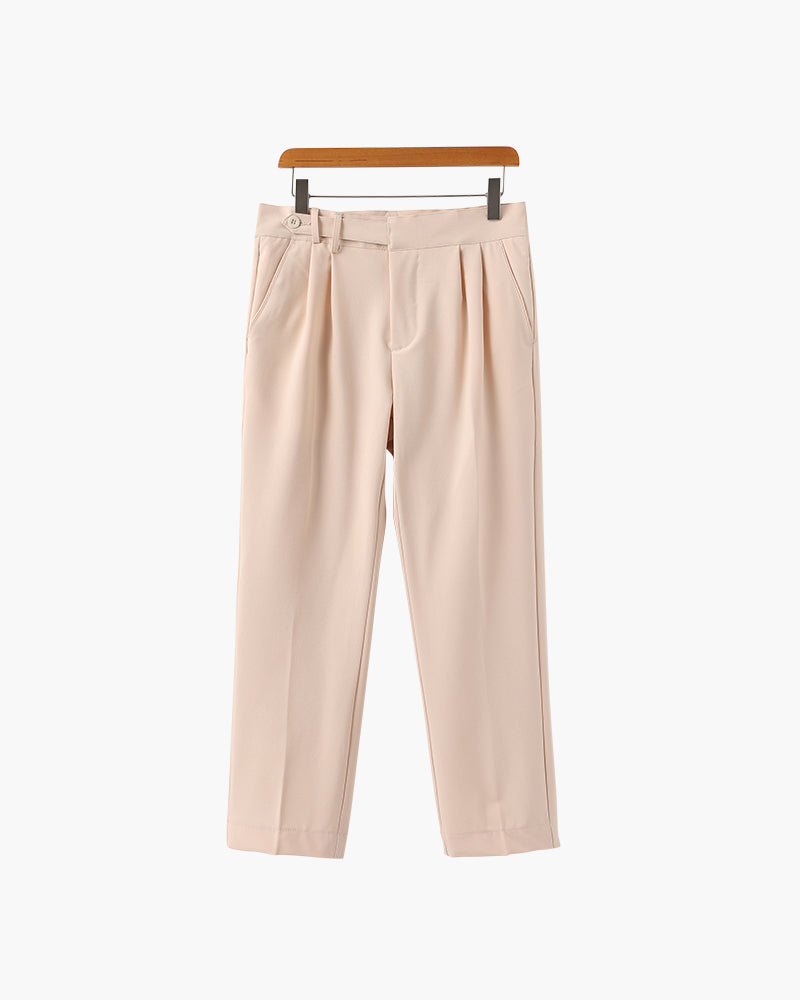 Paris / Men’s High-Waist Tailored Pleated Trousers