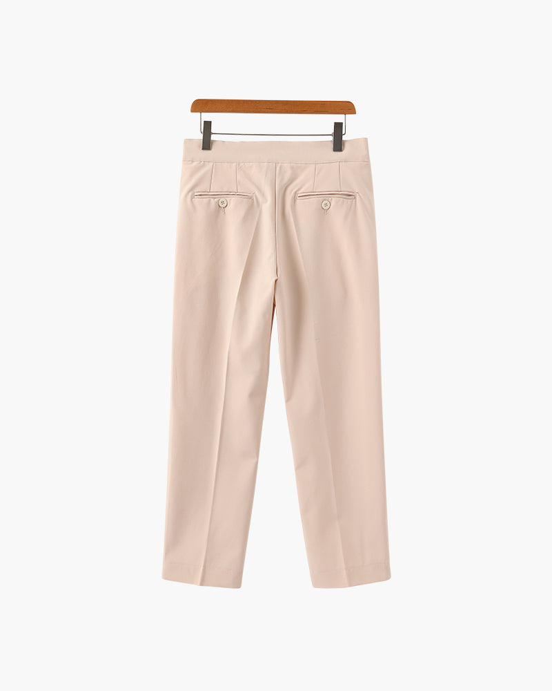 Paris / Men’s High-Waist Tailored Pleated Trousers