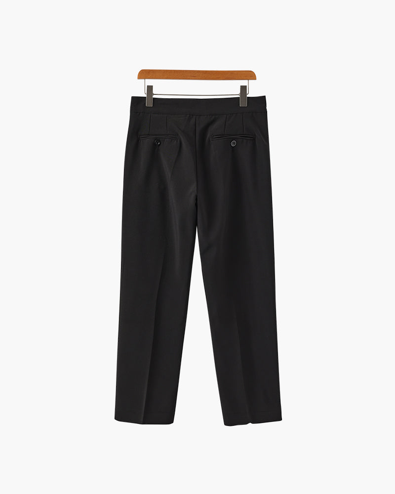 Paris / Men’s High-Waist Tailored Pleated Trousers