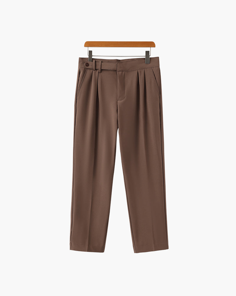Paris / Men’s High-Waist Tailored Pleated Trousers