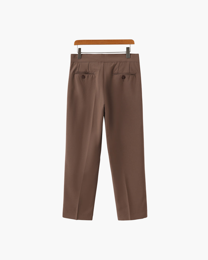 Paris / Men’s High-Waist Tailored Pleated Trousers