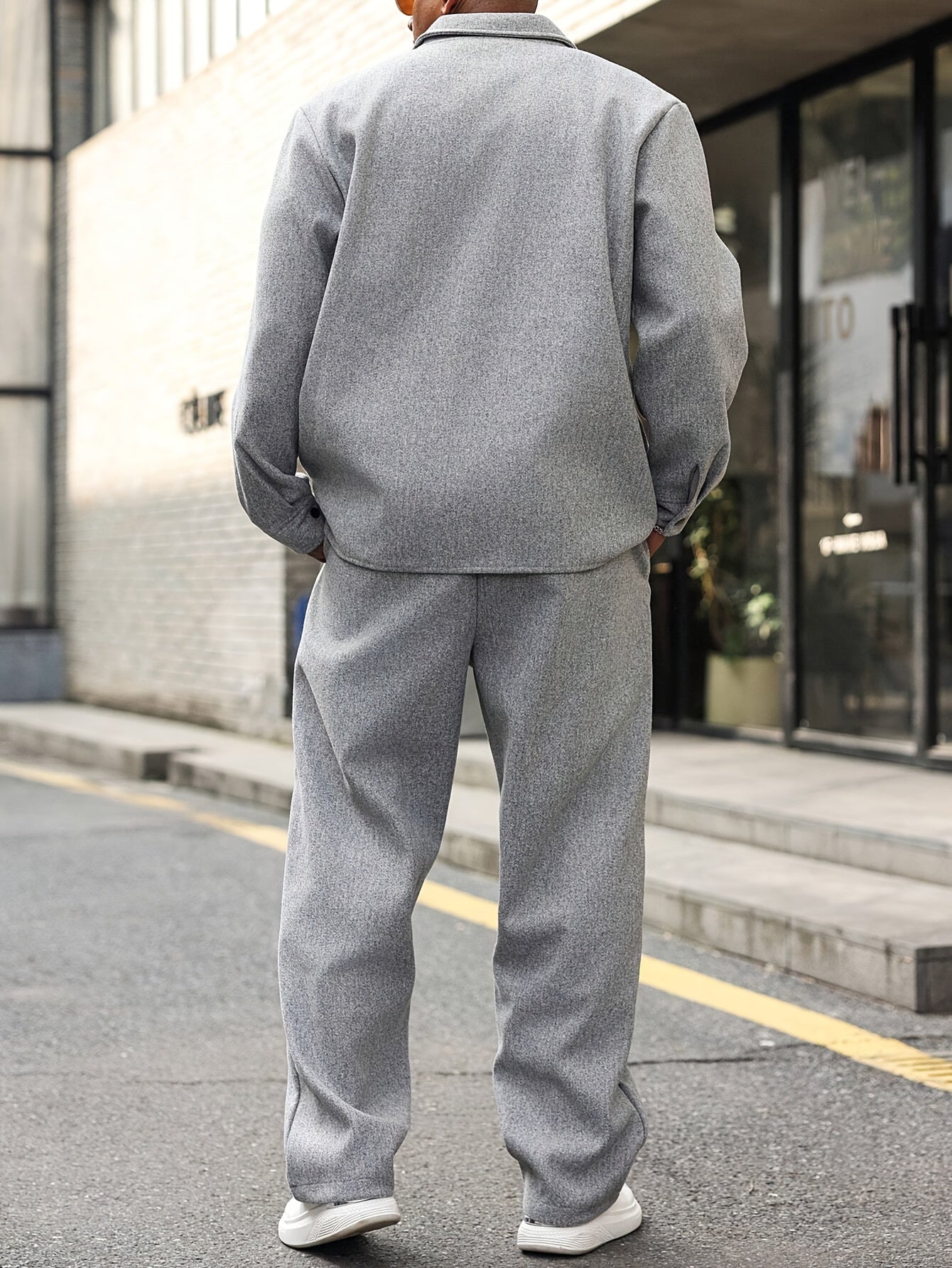 Men's Two Piece Set Zip Front Regular Fit