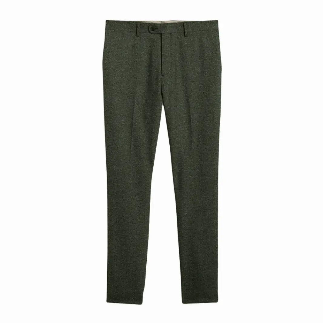 Montgomery | Men's Tweed-Style Three-Piece Wedding Suit - product photo 16