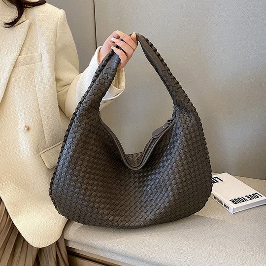 Women's Woven Shoulder Bag Hobo Spacious