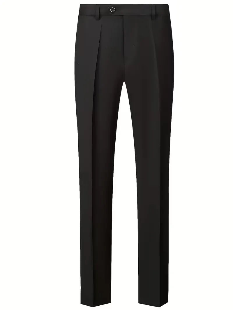 Men's Three Piece Suit Woven Fabric Peak Lapel Tailored Fit Formal