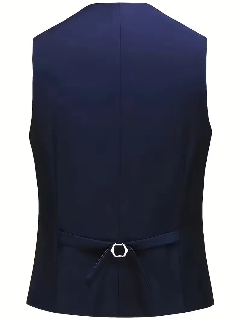 Men's Three Piece Suit Woven Fabric Peak Lapel Tailored Fit Formal