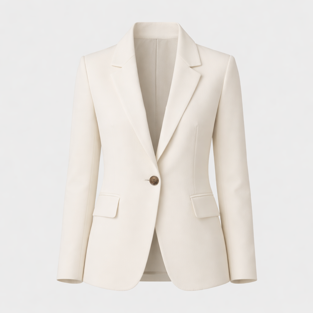 Tailored Blazer with Fitted Cut for Smart and Casual Wear