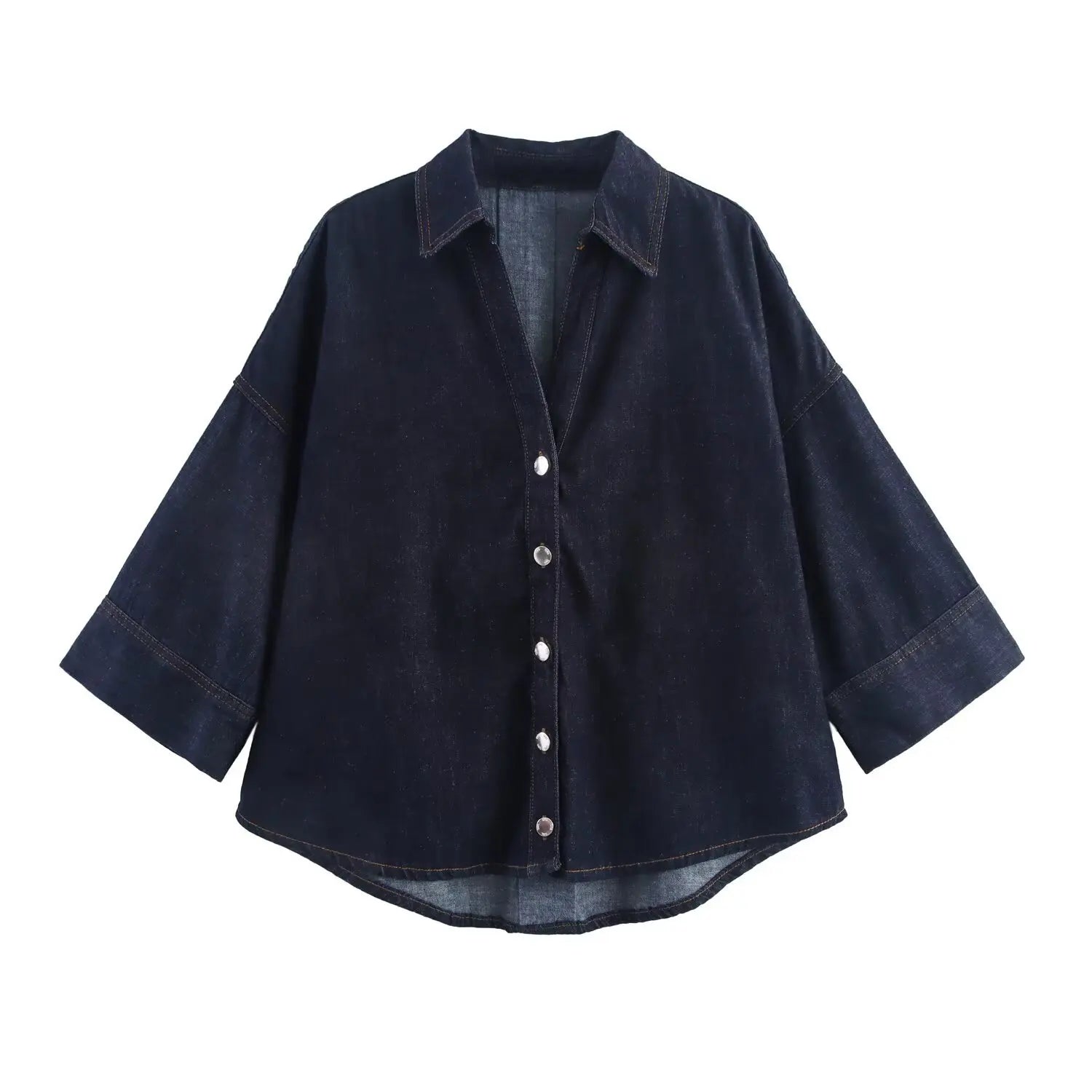 Co-Ord Set with Denim Shirt and Jeans