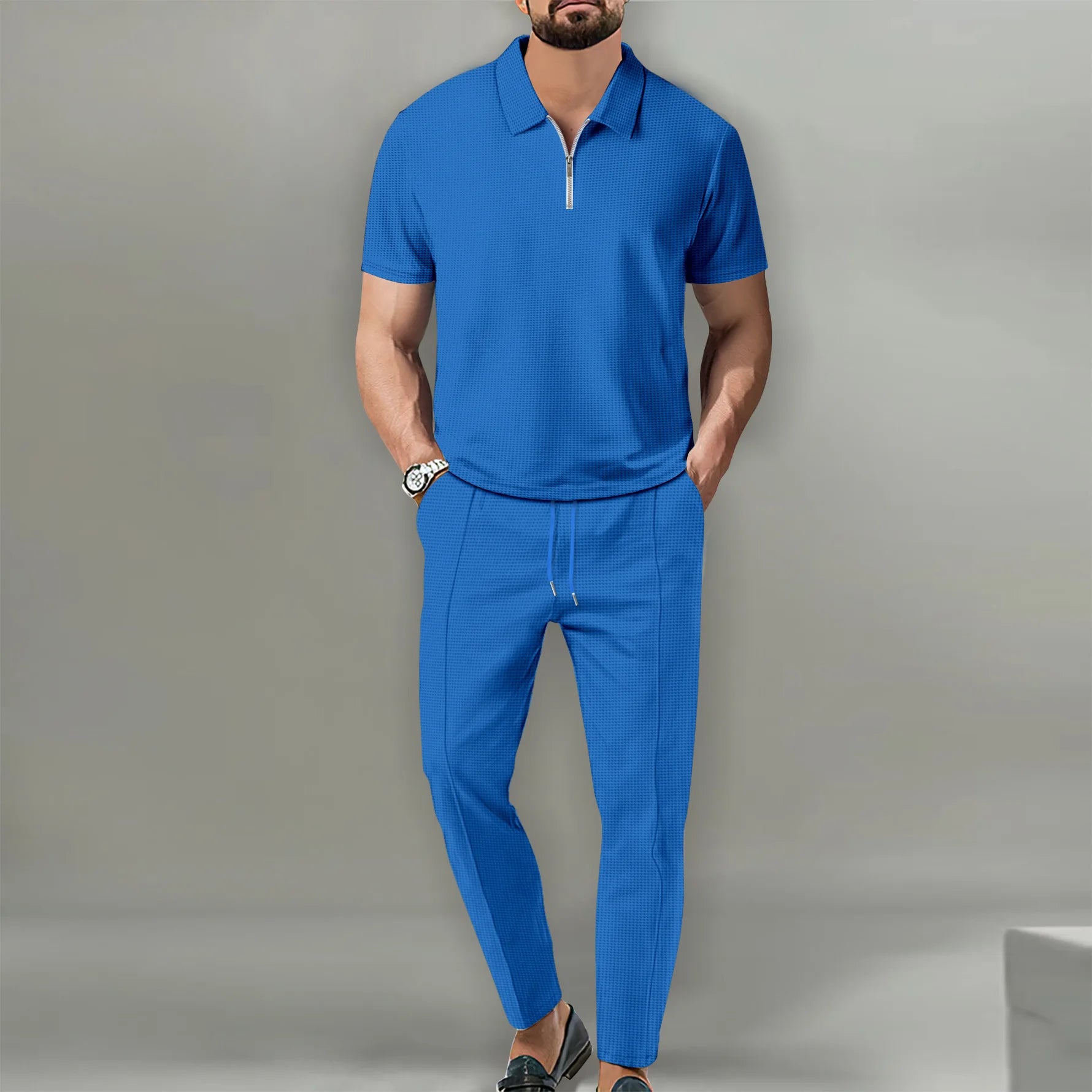 Co-Ord Set with Zip Top and Pants