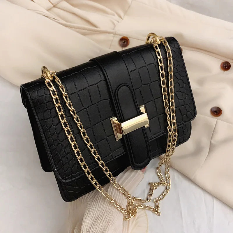 Crossbody Bag Square with Shoulder Strap