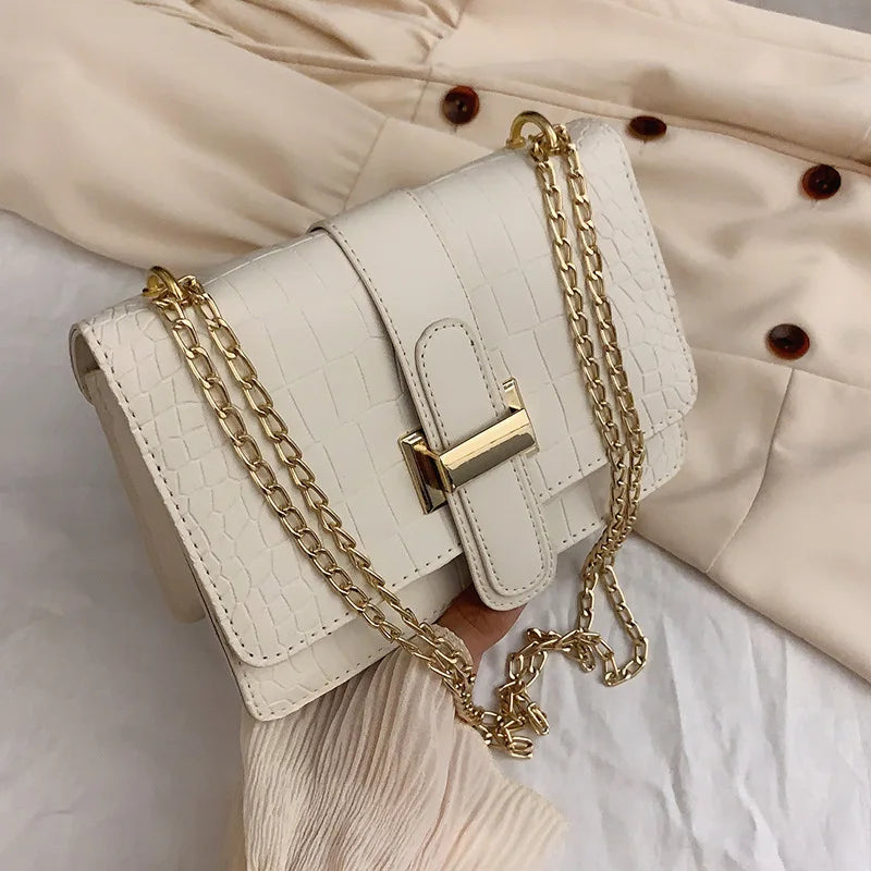 Crossbody Bag Square with Shoulder Strap