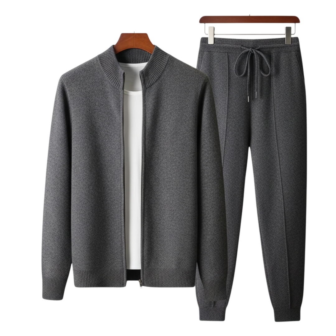 Aurelius / Men’s 100% Merino Wool Two-Piece Tracksuit