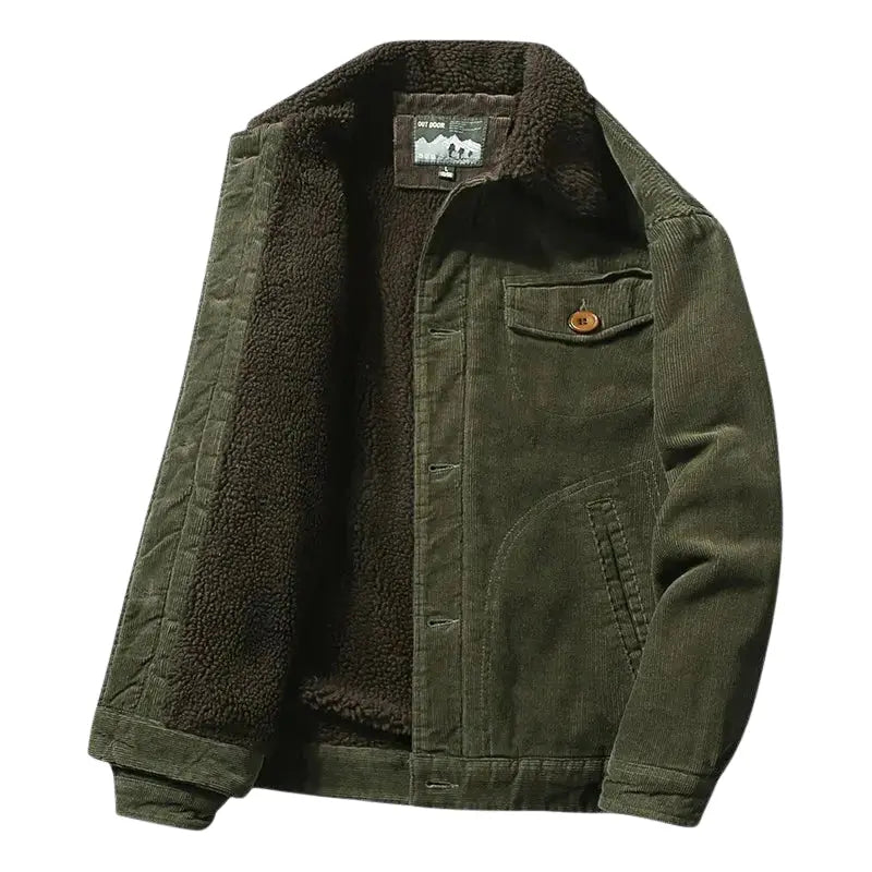 Emerson | Men's Corduroy Trucker Jacket with Sherpa-Style Lining product image 1