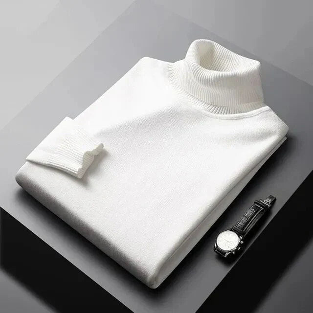 Cedric | Men's Classic Roll-Neck Long-Sleeve Jumper – product image 5