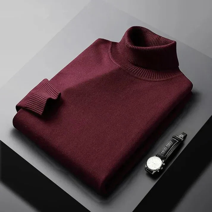 Cedric | Men's Classic Roll-Neck Long-Sleeve Jumper – product image 7