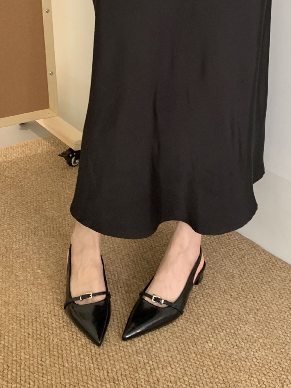 Colette / Women’s Low-Heel Pointed Slingback Mules