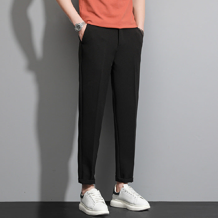 Tailored Trousers Slim Fit Cropped