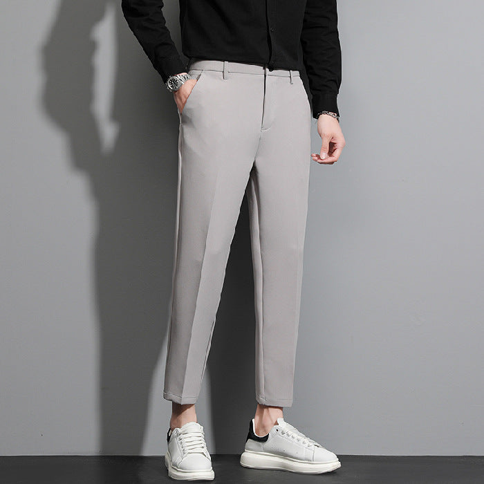 Tailored Trousers Slim Fit Cropped