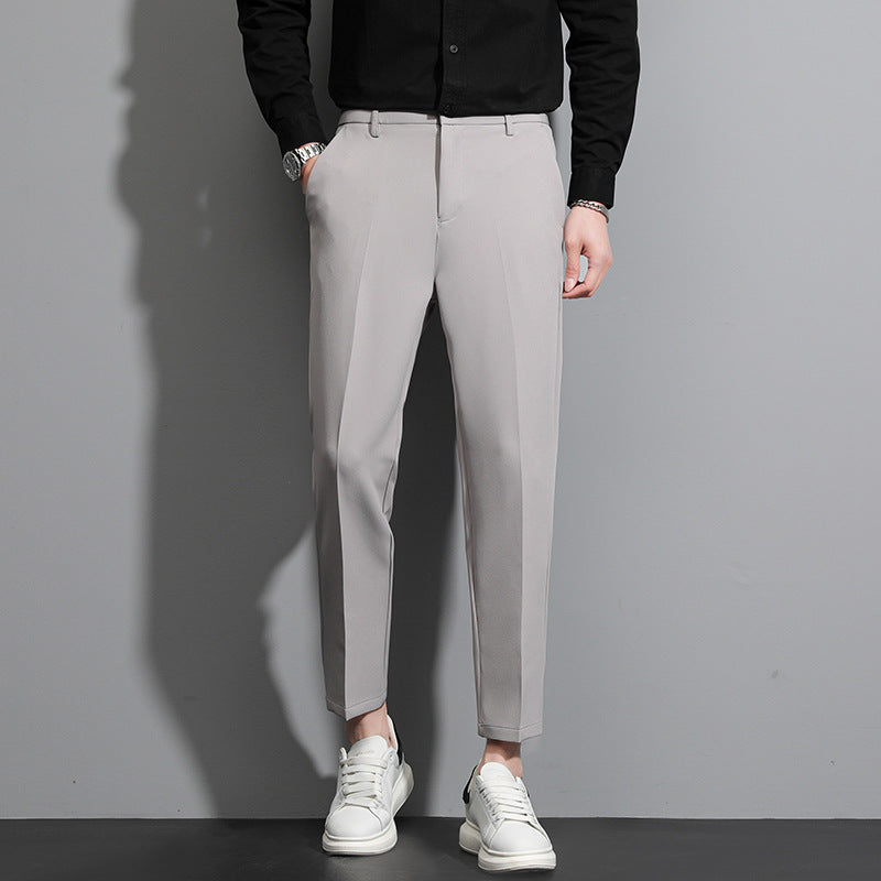 Tailored Trousers Slim Fit Cropped