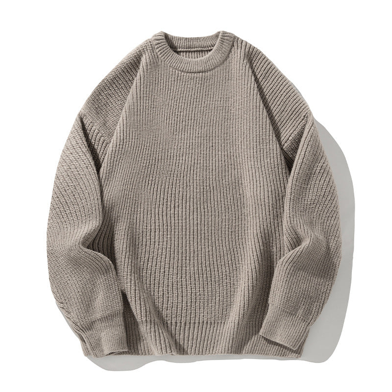 Lior / Ribbed Crewneck Knit Sweater