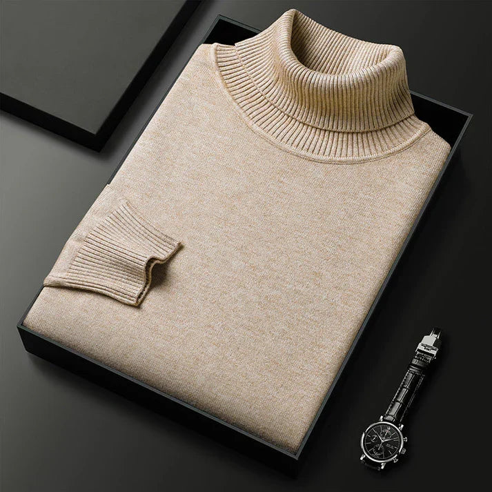 Cedric | Men's Classic Roll-Neck Long-Sleeve Jumper – product image 8
