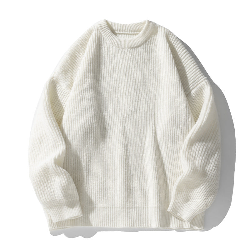 Lior / Ribbed Crewneck Knit Sweater