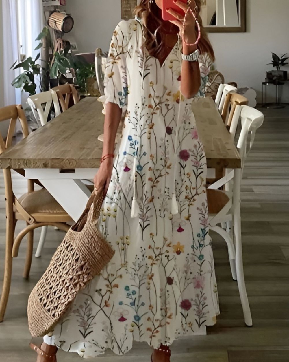 Boho Covering Dress Women Stretch Fabric Lightweight Breathable