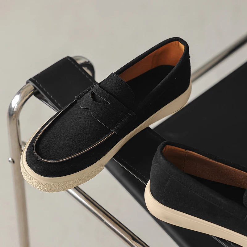 Classic Leather Low Loafers