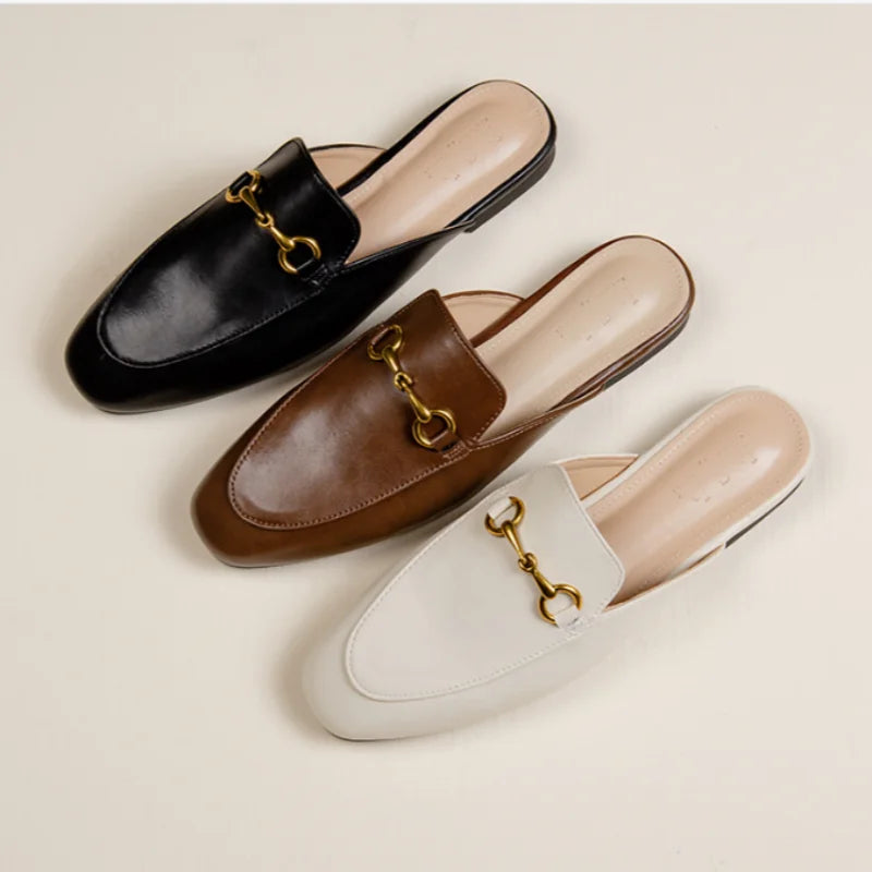 Isolde / Women’s slip-on Horsebit Leather Loafers