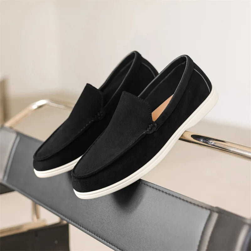 Adrien / Men’s Suede Loafers Low