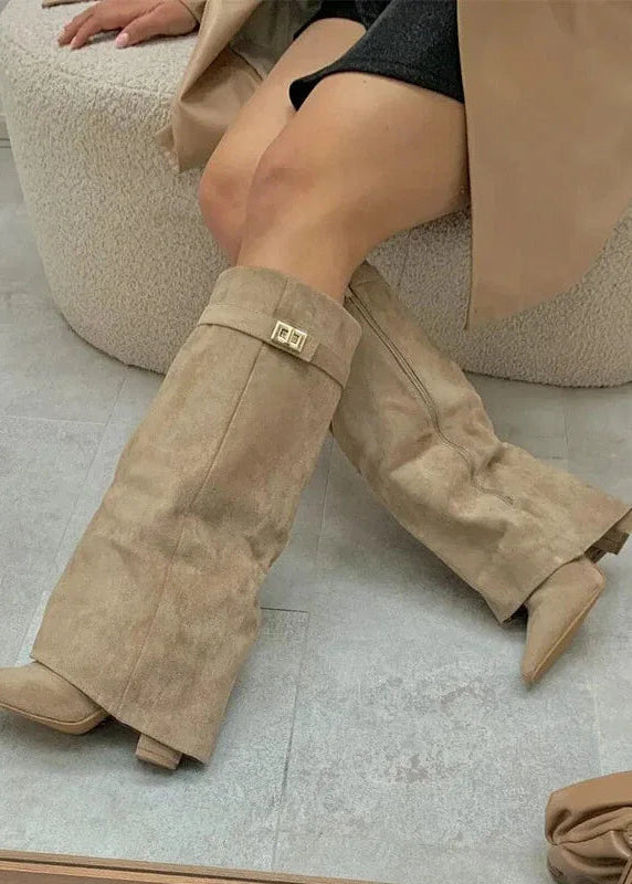 Camille / Women’s Fold-Over Boots