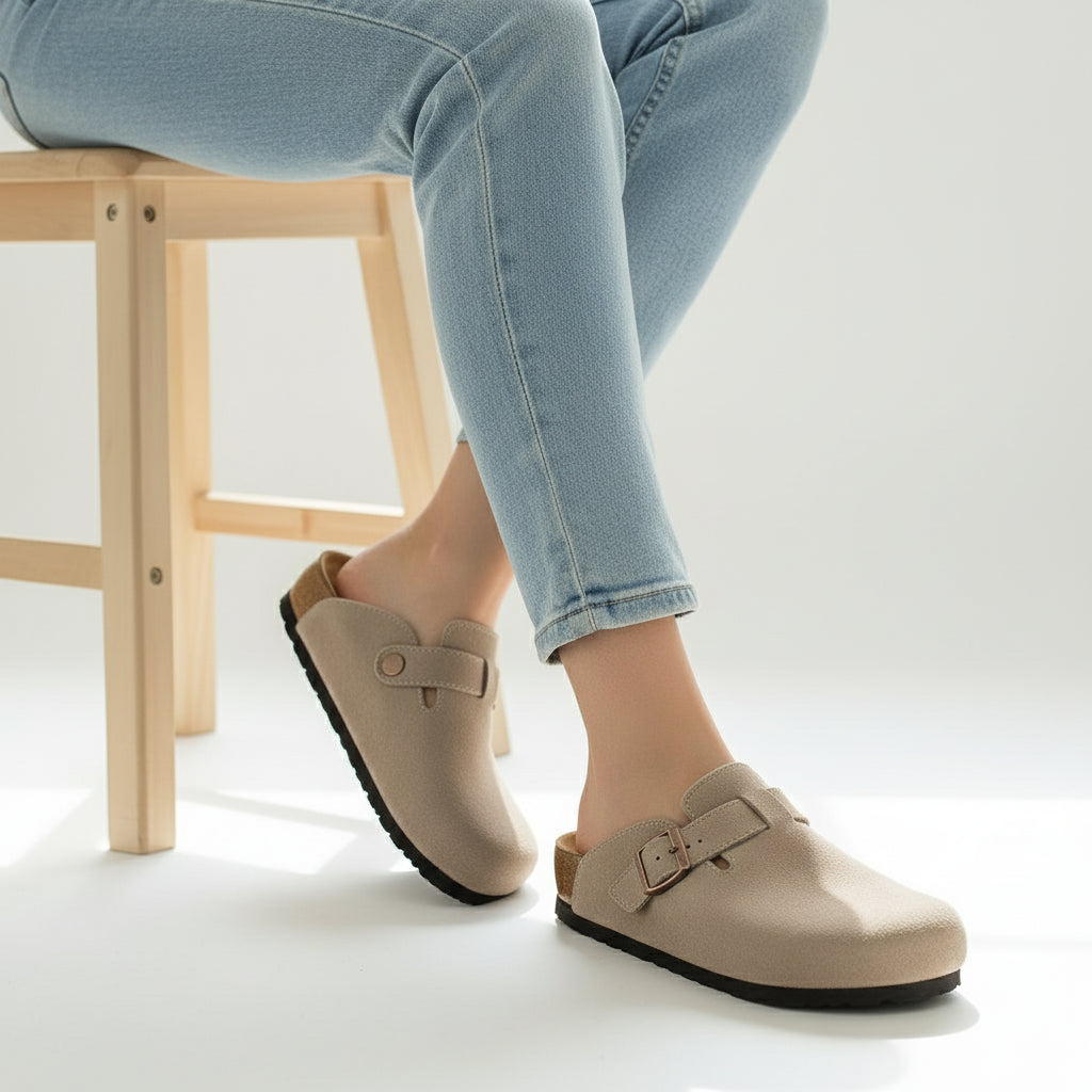 Serene / Premium Suede Slipper Sandals