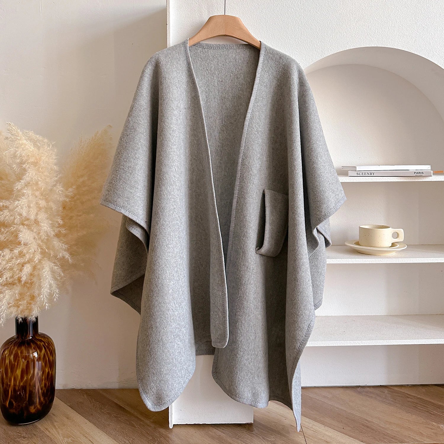 Éliane / Women’s Wool-Blend Wrap Coat