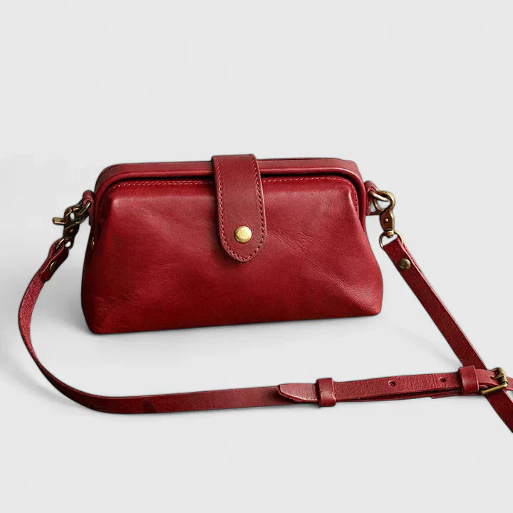 Structured Shoulder Bag Women Faux Leather Flap Snap Closure Crossbody