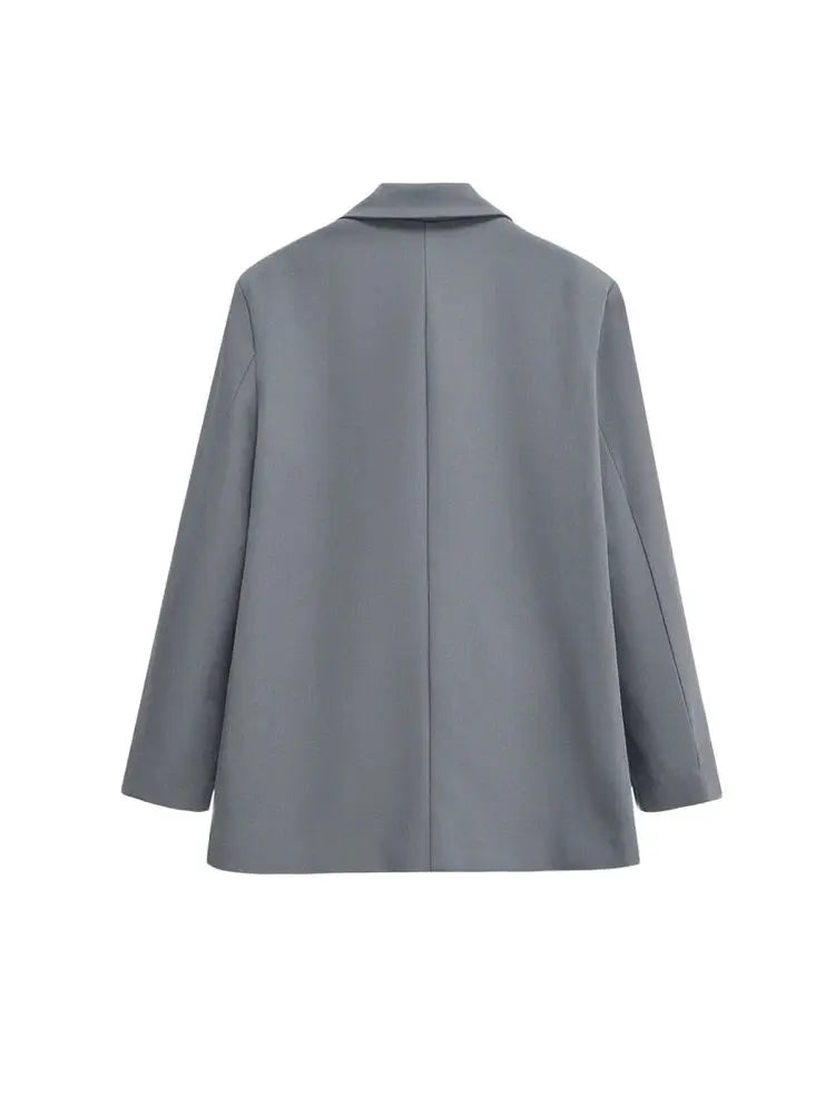 Élisa / Women’s Double-Breasted Tailored Blazer with Notched Lapel