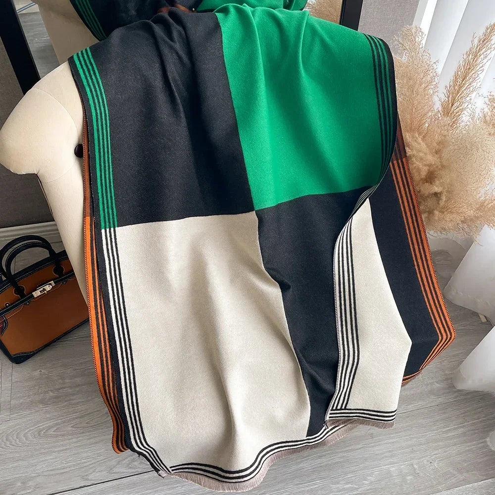 Vérane / Women’s Wool-Blend Block Shawl