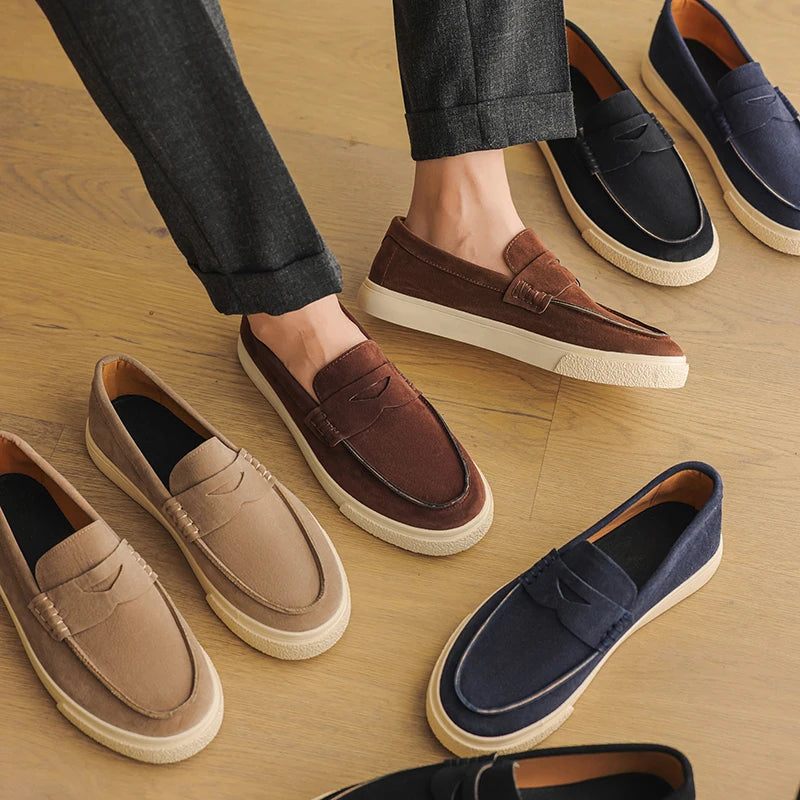 Classic Leather Low Loafers