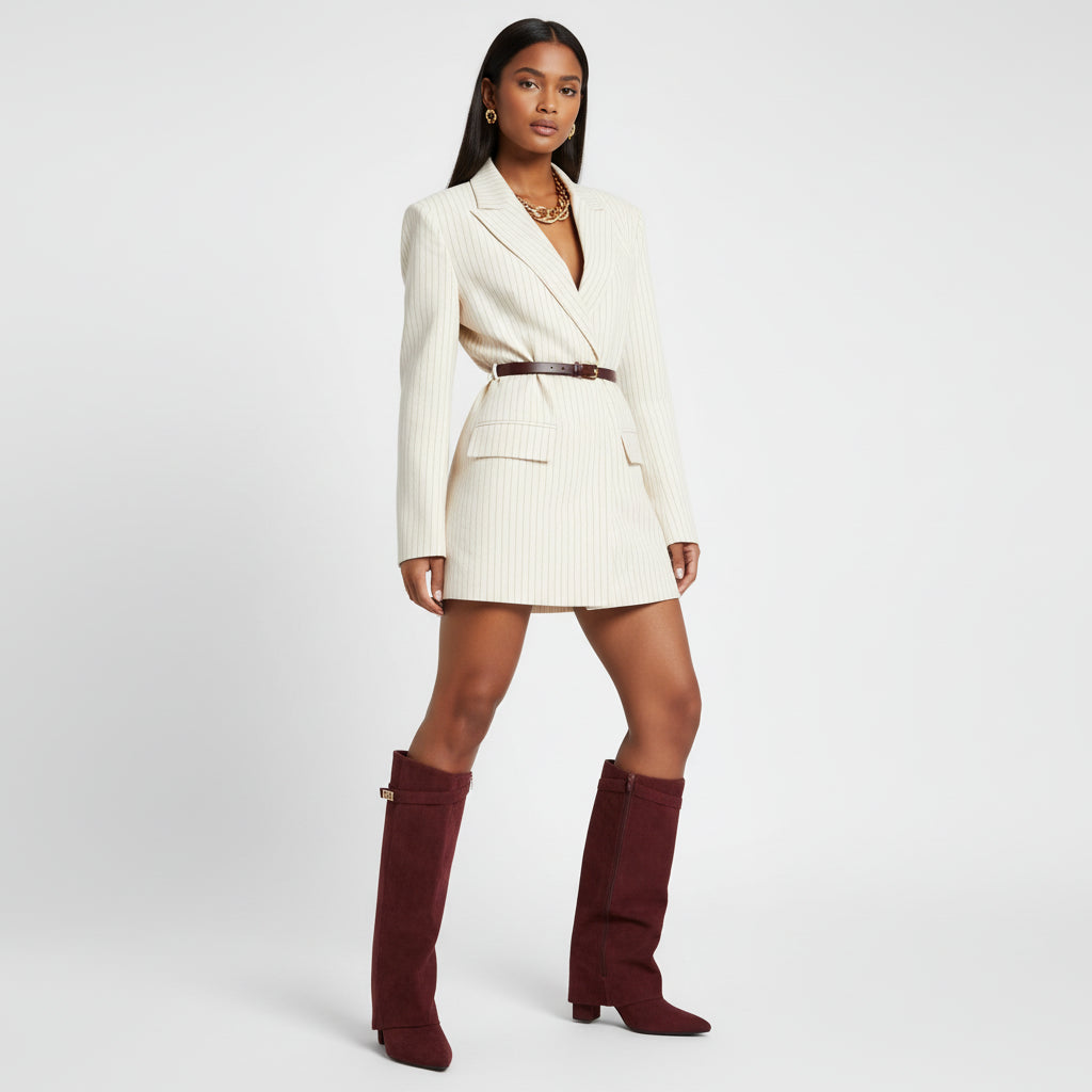 Camille / Women’s Trendy Fold-Over Boots