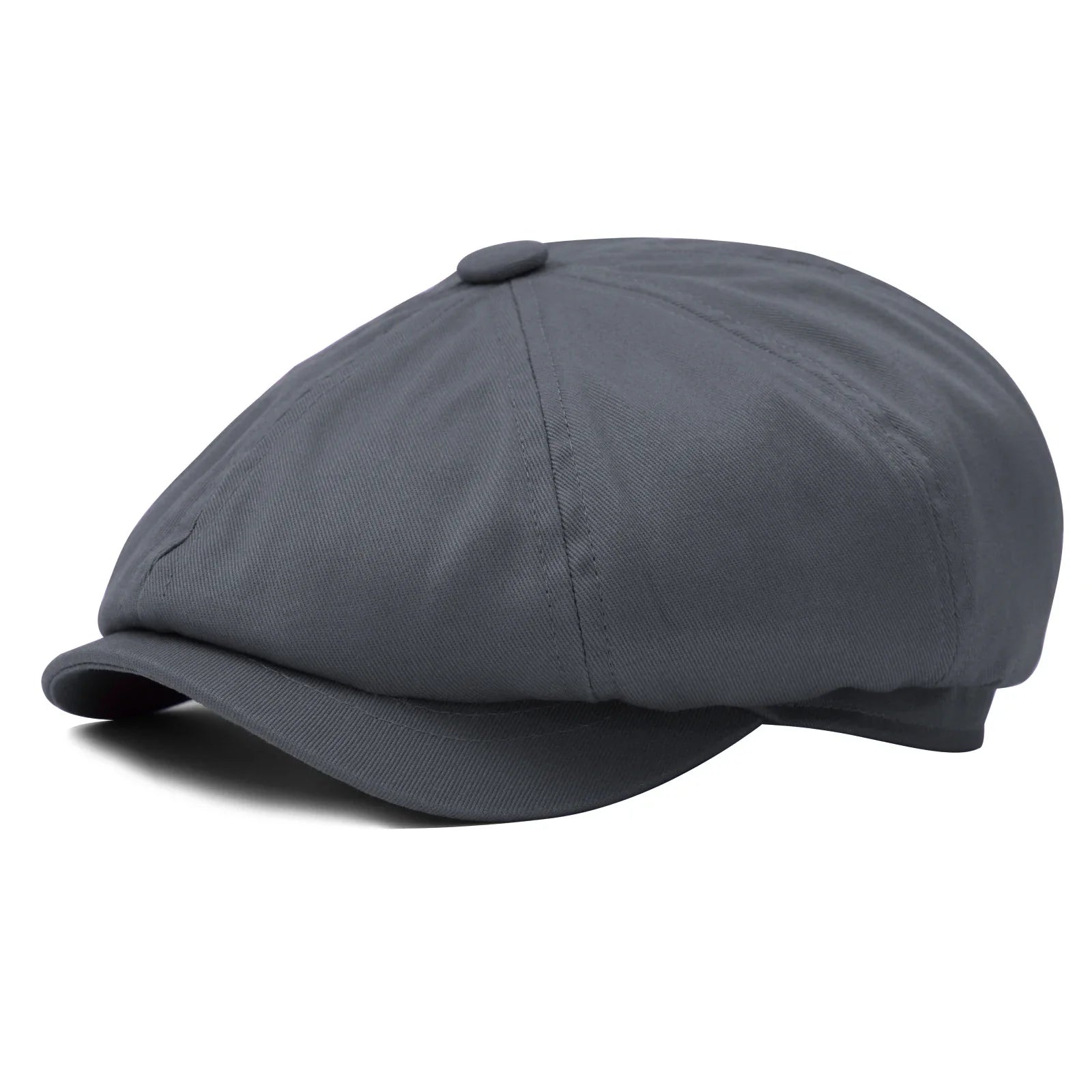 Cap Twill Cotton Newsboy 8 Panel Flat Ivy