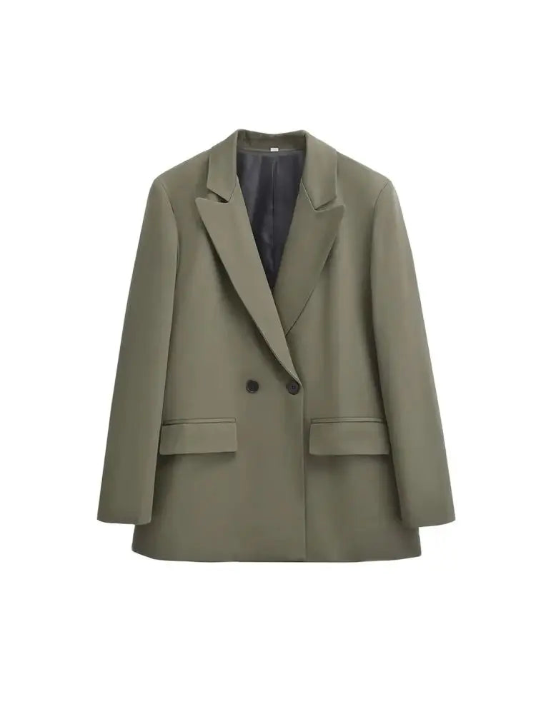 Élisa / Women’s Double-Breasted Tailored Blazer with Notched Lapel