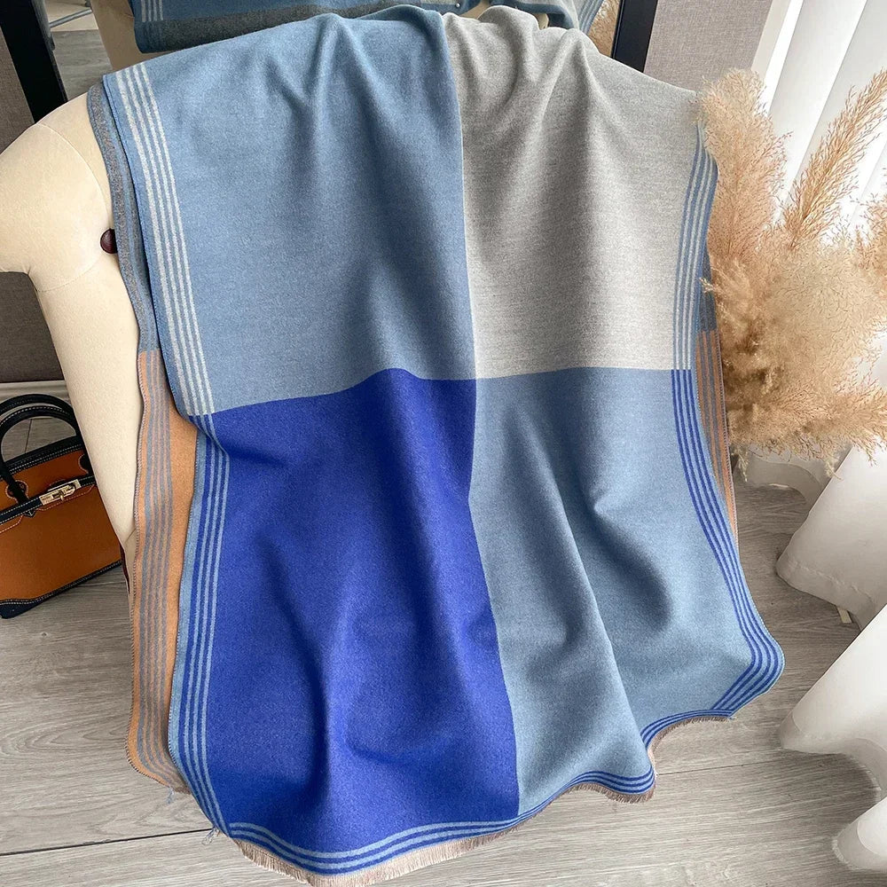 Vérane / Women’s Wool-Blend Block Shawl