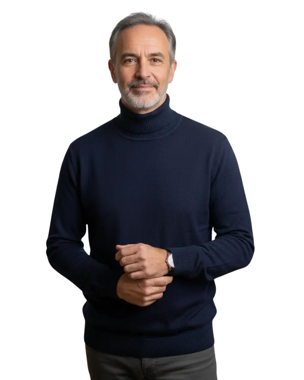 Cedric | Men's Classic Roll-Neck Long-Sleeve Jumper – product image 1