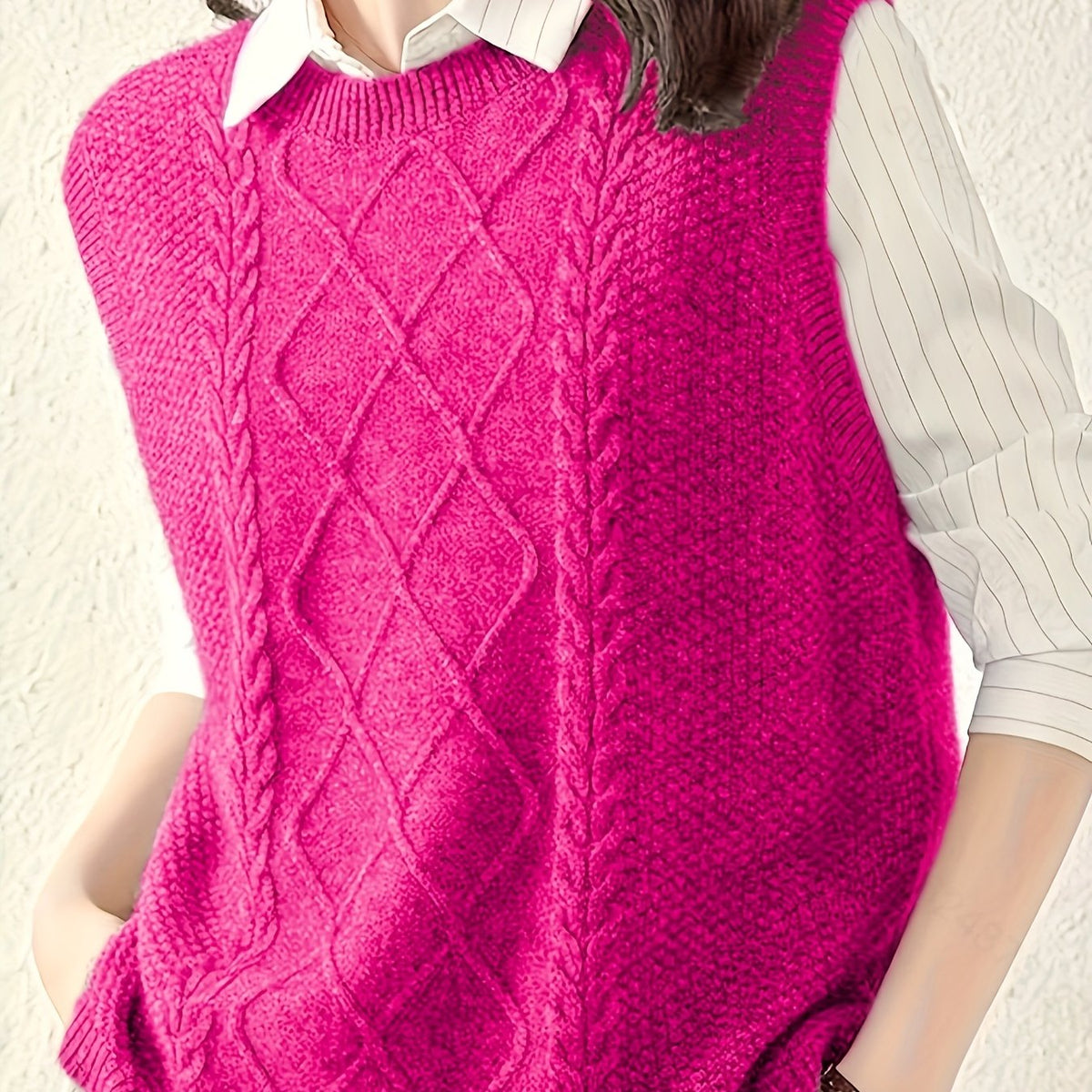 Harriet | Women's Cable-Knit Vest