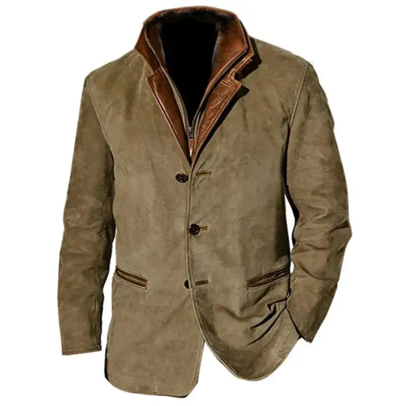 Harvey | Men's Button-Front Winter Jacket with Practical Pockets – original product image 1