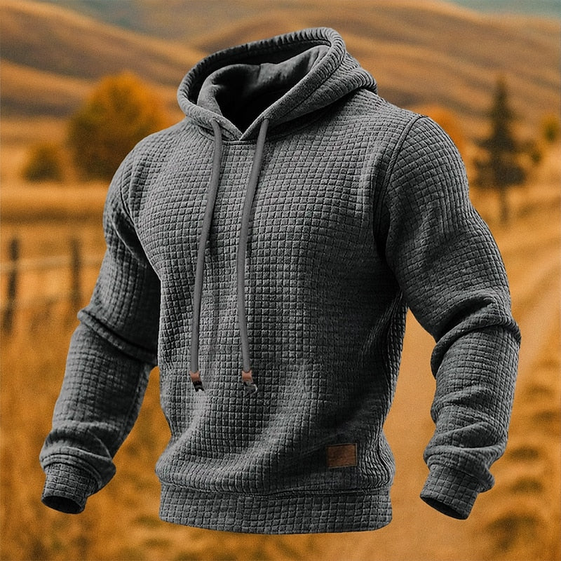 Louis | Men's Textured Pullover Hoodie