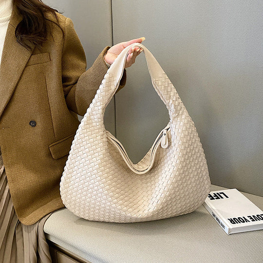 Women's Woven Shoulder Bag Hobo Spacious